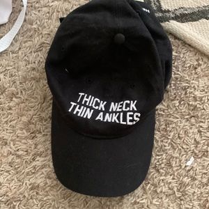 Heather Mcmahan “thick neck, thin ankles” dad cap